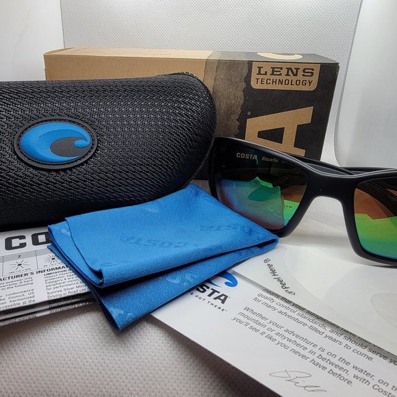 *SOLD* Costa Blackfin 580P Green Polarized Sunglasses - Picture 2 of 13